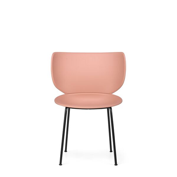 Moooi Hana Esszimmerstuhl Dusty Pink/Schwarz