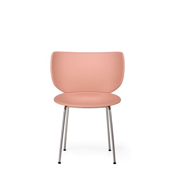 Moooi Hana Esszimmerstuhl Dusty Pink/Chrom