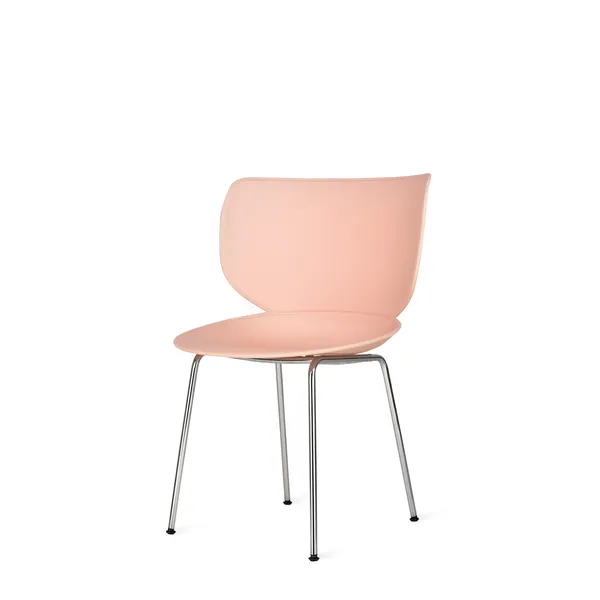 Moooi Hana Dining Chair Dusty Pink/Chrome