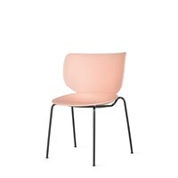 Moooi Hana Dining Chair Dusty Pink/Black Stackable