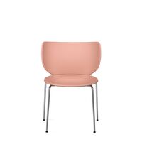 Moooi Hana Dining Chair Dusty Pink/Chrome Stackable