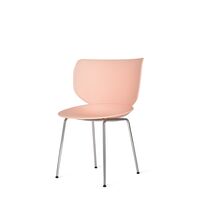 Moooi Hana Dining Chair Dusty Pink/Chrome Stackable