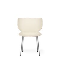 Moooi Hana Matstol Oyster White/Krom
