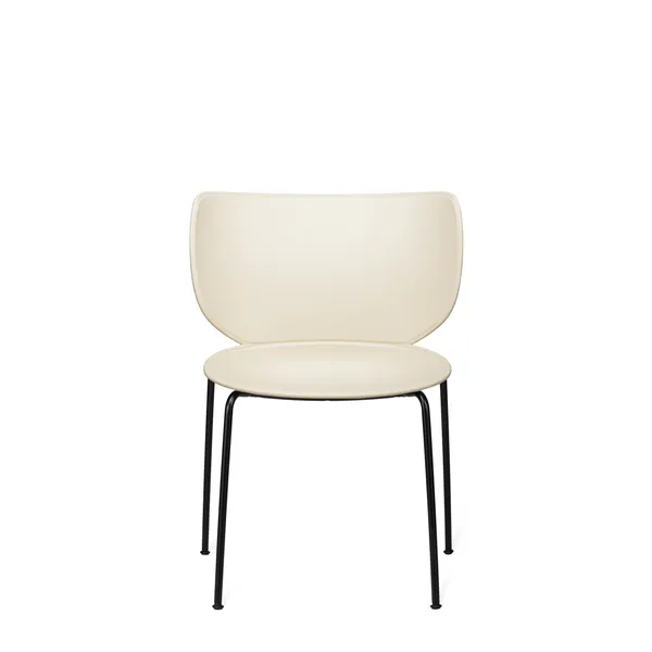 Moooi Hana Dining Chair Oyster White/Black Stackable