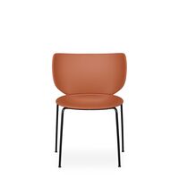 Moooi Hana Ruokapöytätuoli Terracotta/Musta Pinottava