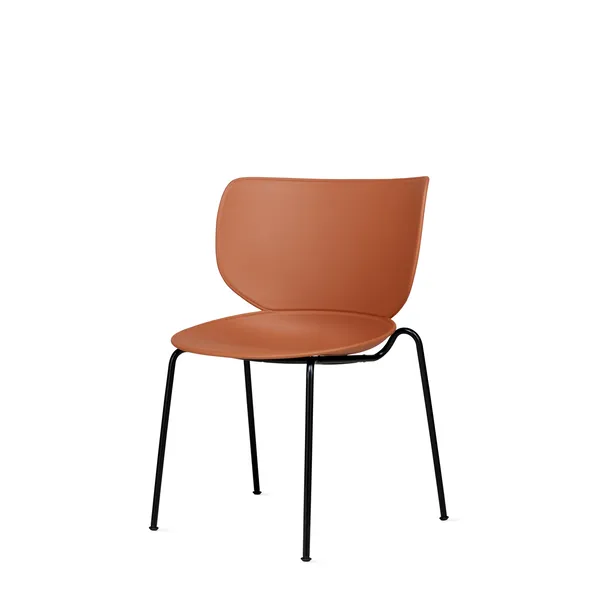 Moooi Hana Ruokapöytätuoli Terracotta/Musta Pinottava