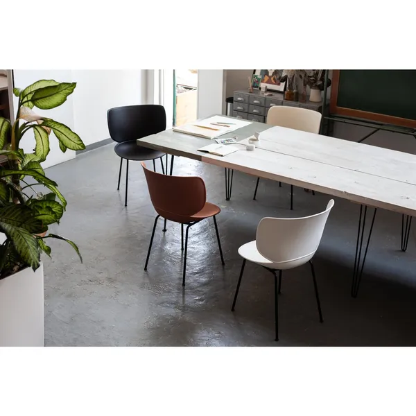 Moooi Hana Dining Chair White/Black