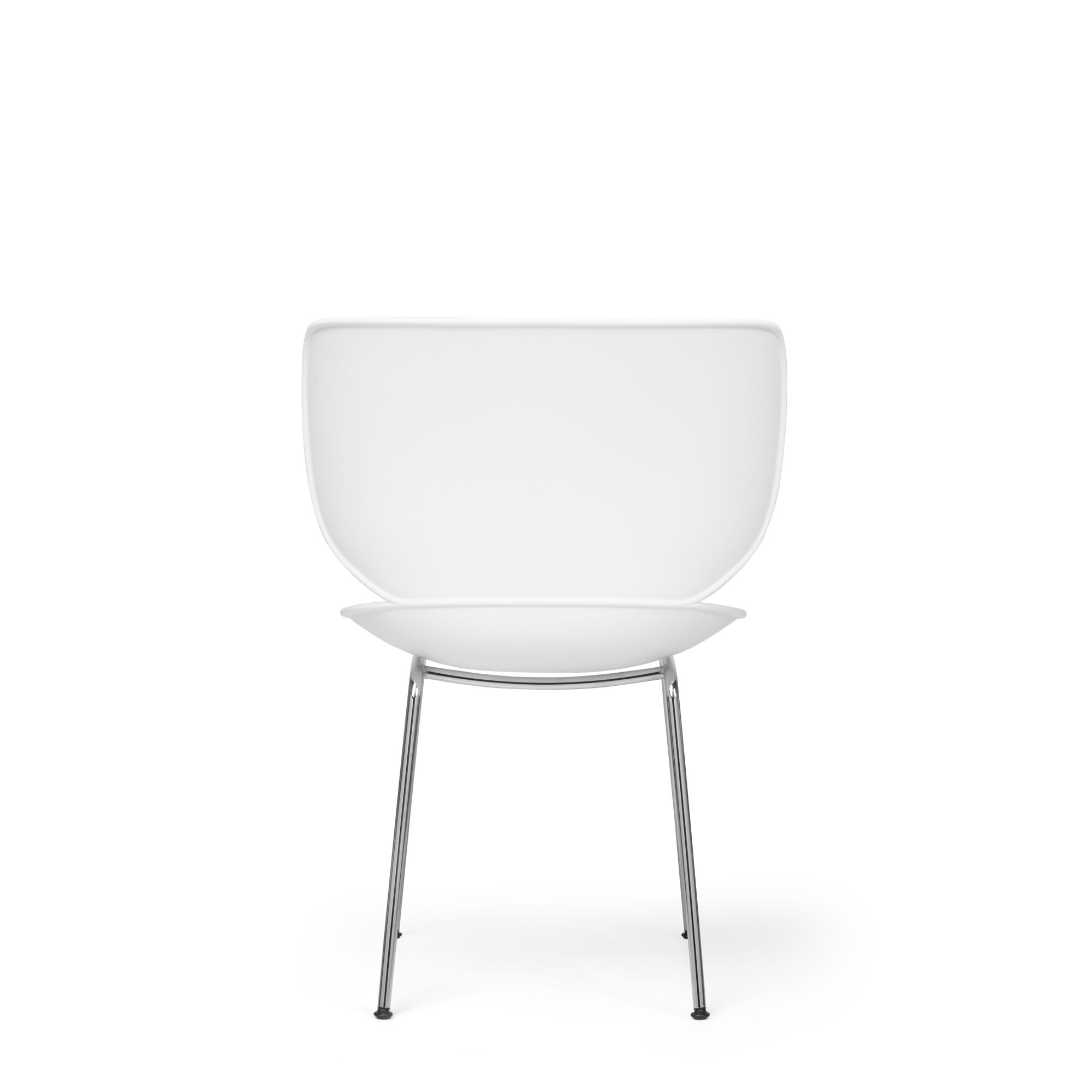 Moooi Hana Spisebordsstol Hvid/Krom