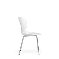 Moooi Hana Matstol Vit/Krom