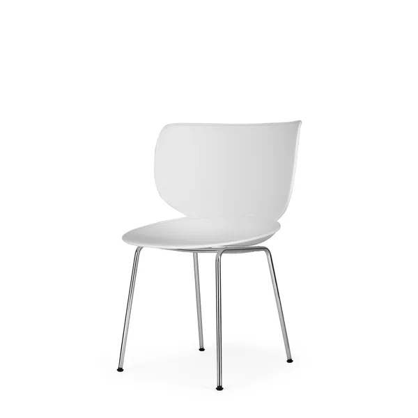 Moooi Hana Matstol Vit/Krom