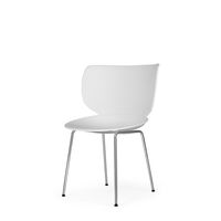 Moooi Hana Matstol Vit/Krom