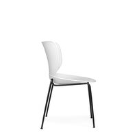 Moooi Hana Dining Chair White/Black Stackable