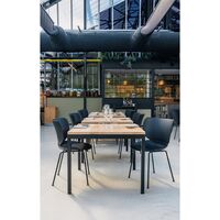 Moooi Hana Eetkamerstoel Wit/Chroom Stapelbaar