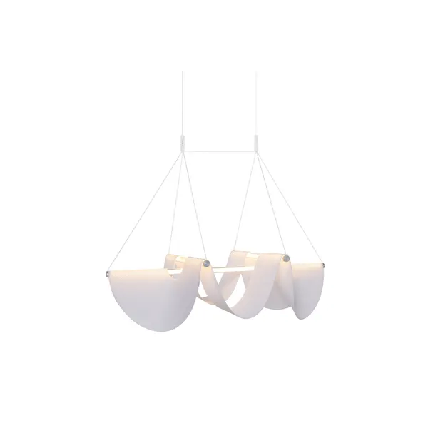 Drape Light 118 Suspension Blanc