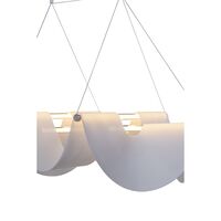 Drape Light 118 Suspension Blanc