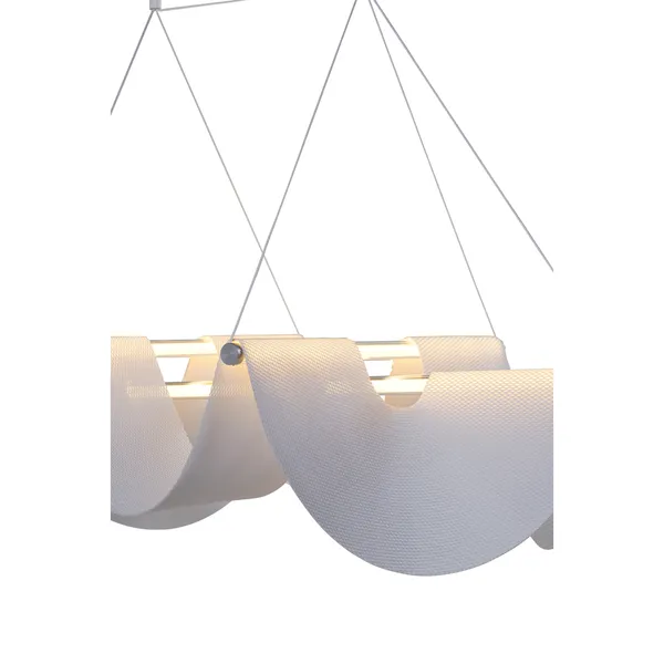 Drape Light 118 Suspension Blanc