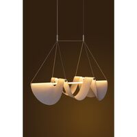 Drape Light 118 Suspension Blanc