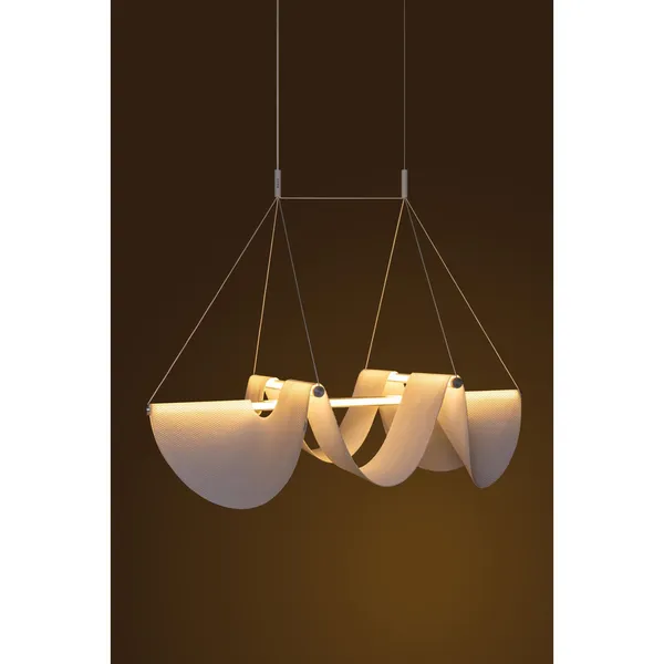 Drape Light 118 Suspension Blanc