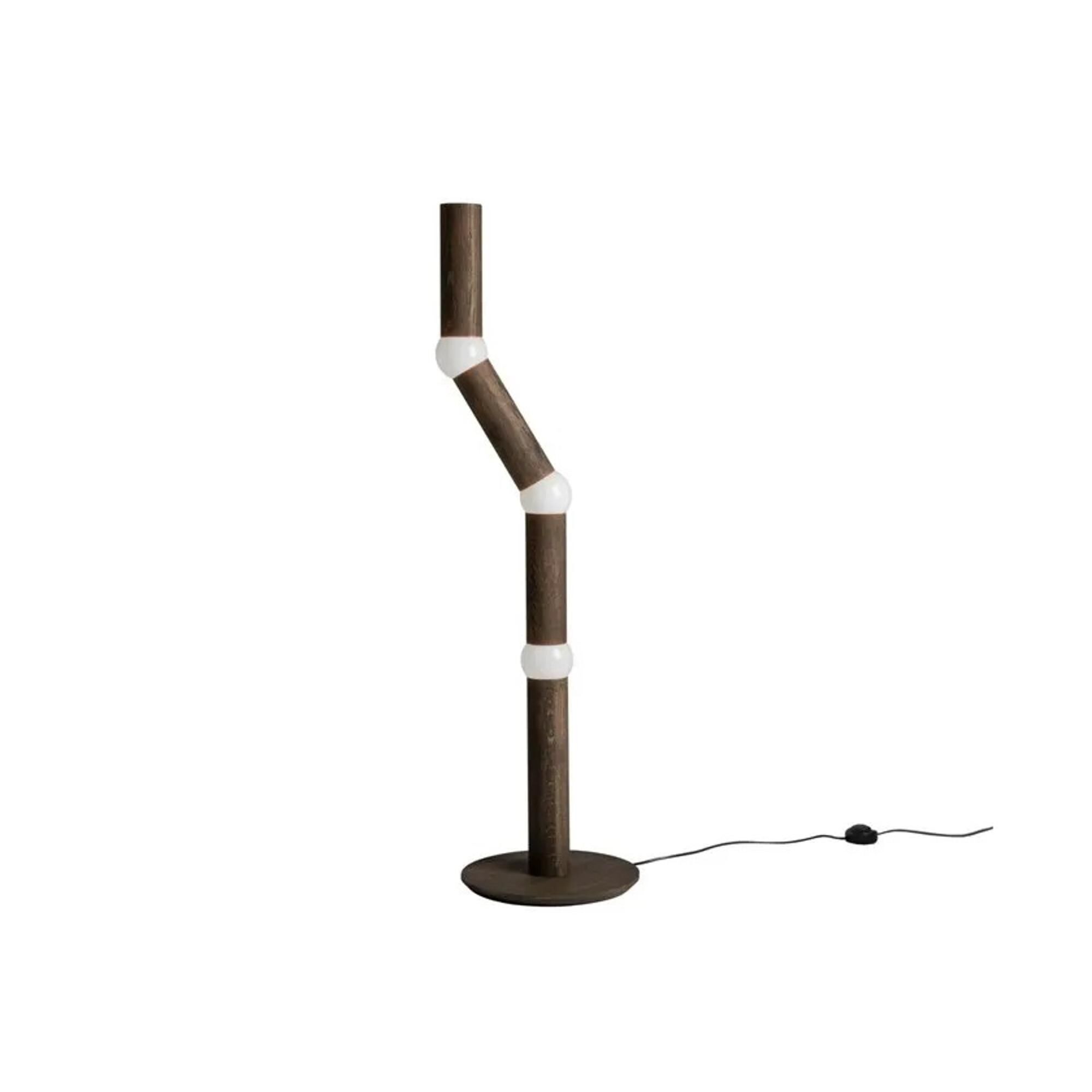 LIGHTBONE Golvlampa R&ouml;kt Ek