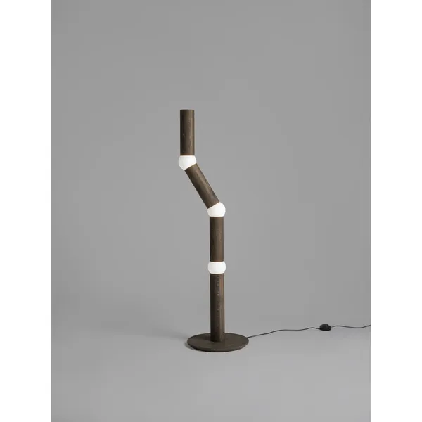 LIGHTBONE Floor Lamp Smoked Oak
