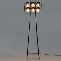Multilamp Stehlampe Schwarz