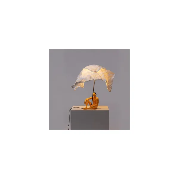 Love Is A Verb Roby Table Lamp White/ Multicolored