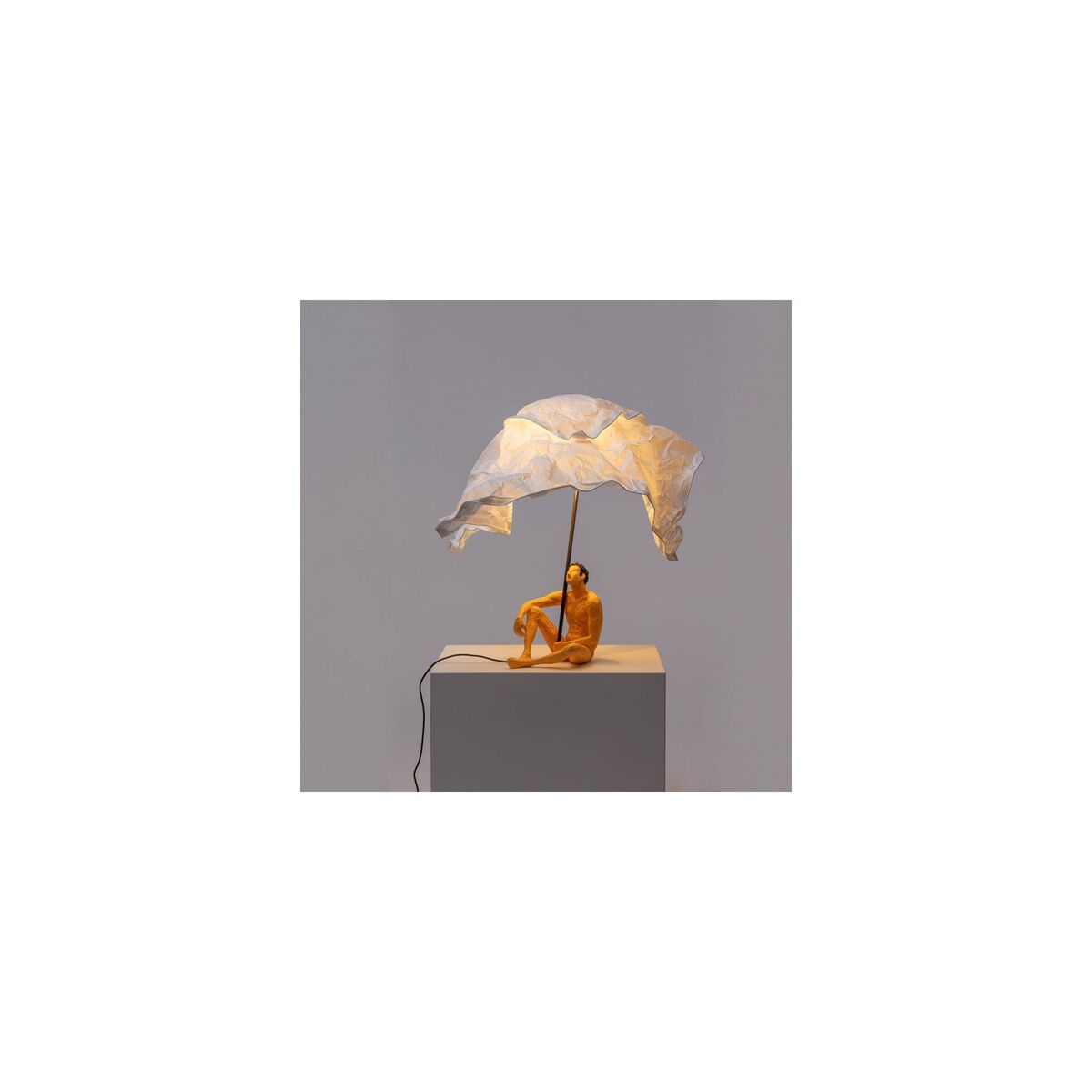 Love Is A Verb Roby Table Lamp White/ Multicolored