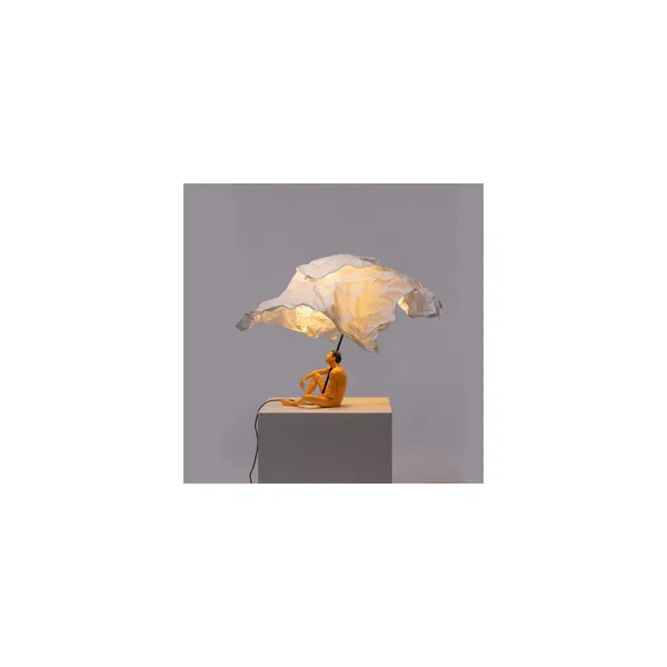Love Is A Verb Roby Table Lamp White/ Multicolored