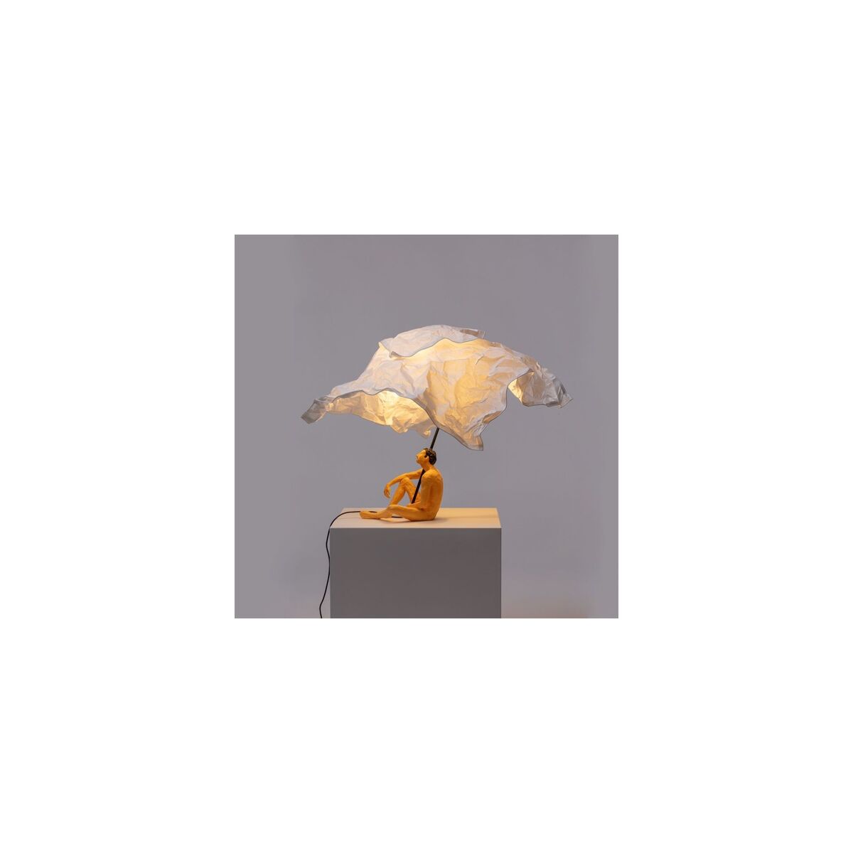 Love Is A Verb Roby Table Lamp White/ Multicolored