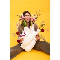 Love In Bloom Jättevas Stor Vit