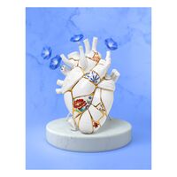 Love In Bloom Kintsugi Vase Hvit/ Multifarget