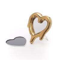 Specchio Melted Heart Oro