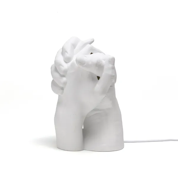 With Me Table Lamp White