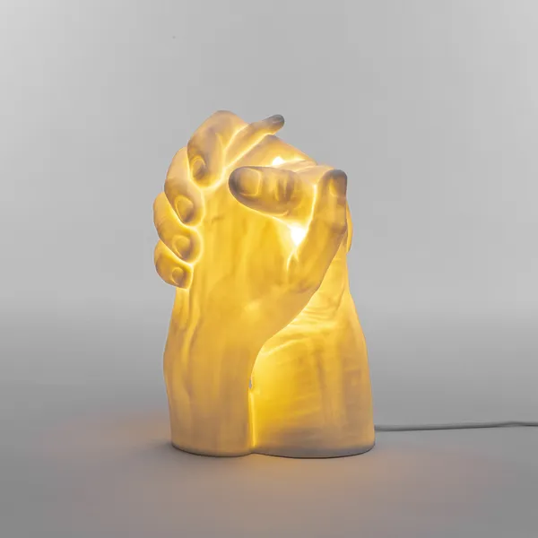 With Me Table Lamp White