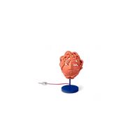 Magna Graecia Collection Medusa Mask Table Lamp Terracotta/ Blue