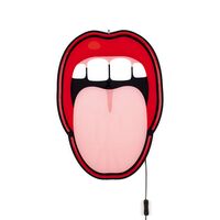 Studio Job Led Neon Signs Tongue Applique Rosso