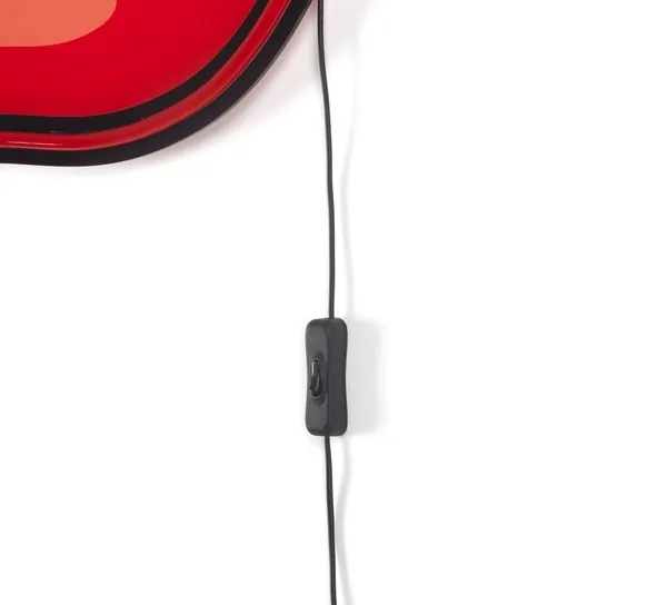 Studio Job Led Neon Signs Tongue Applique Rosso