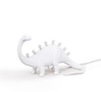 Jurassic Brontosaurus Tischlampe Weiß
