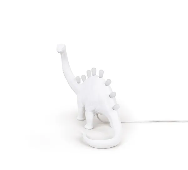 Jurassic Brontosaurus Tischlampe Weiß