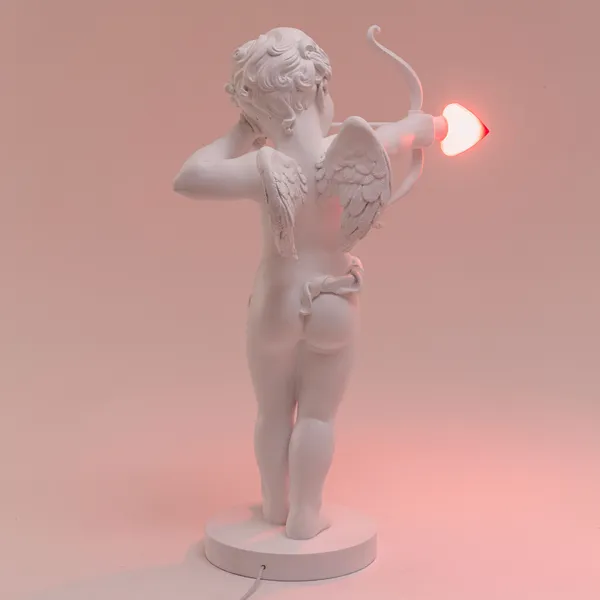 Cupid Table/ Floor Lamp White