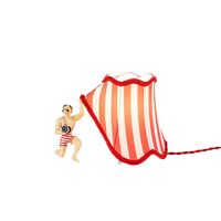 Circus Abatjour Man Tafellamp Veelkleurig