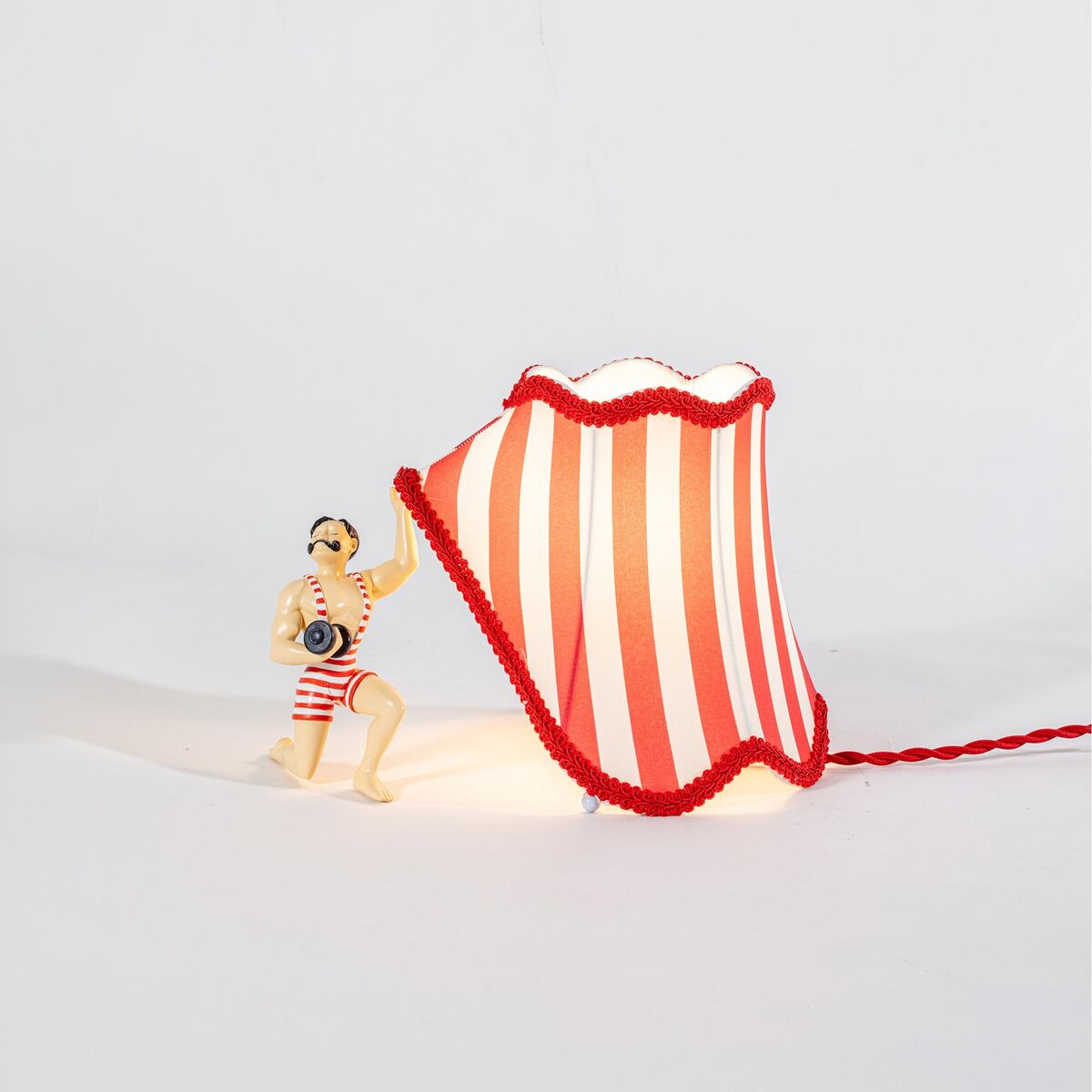 Circus Abatjour Man Tafellamp Veelkleurig