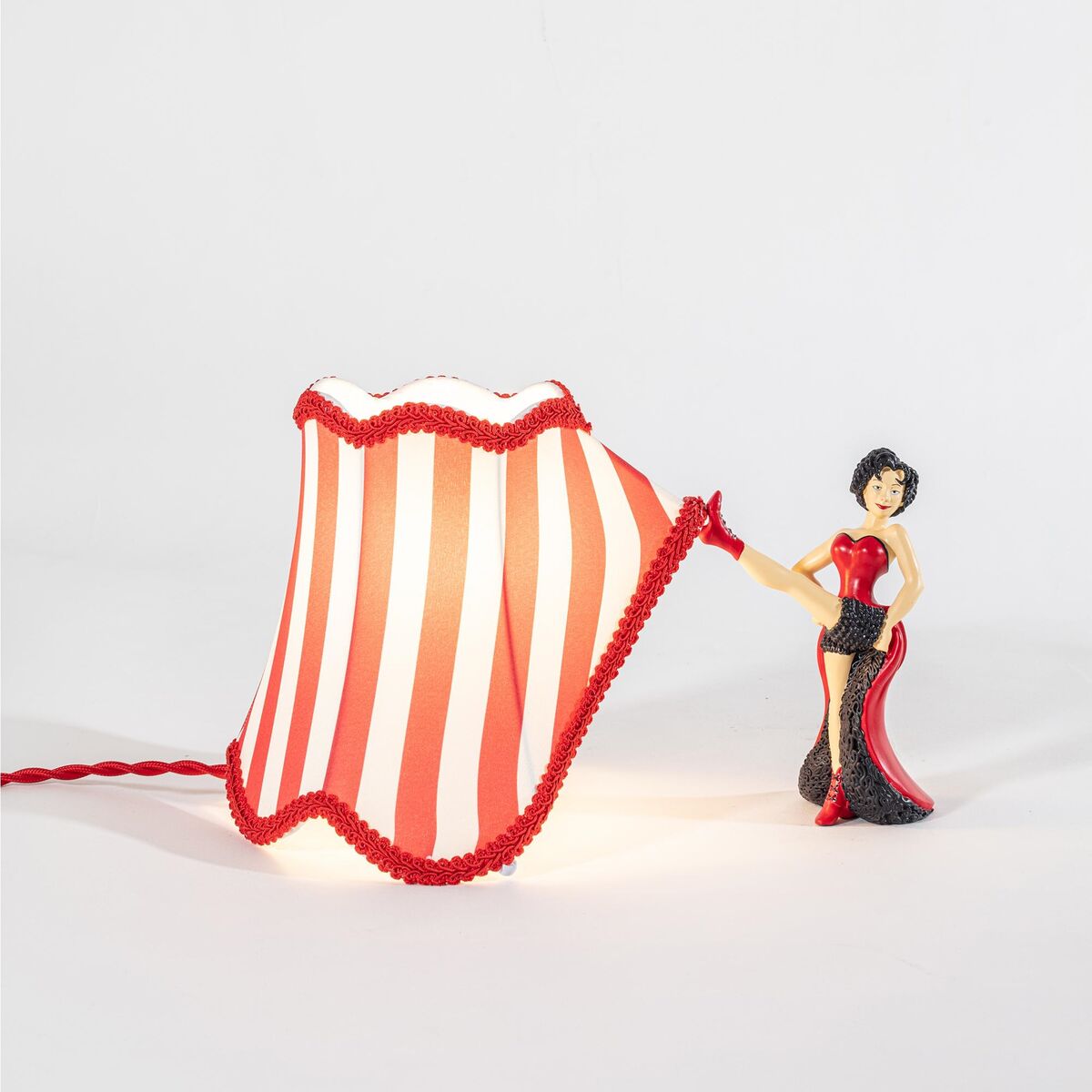 Circus Abatjour Woman Table Lamp Multicolored