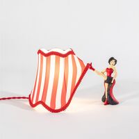 Circus Abatjour Woman Table Lamp Multicolored