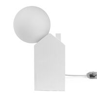 Dromerige Tafellamp Cement/ Wit