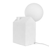 Dromerige Tafellamp Cement/ Wit