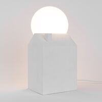 Dromerige Tafellamp Cement/ Wit