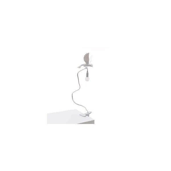 Sparrow Landing Table Lamp With Clip White
