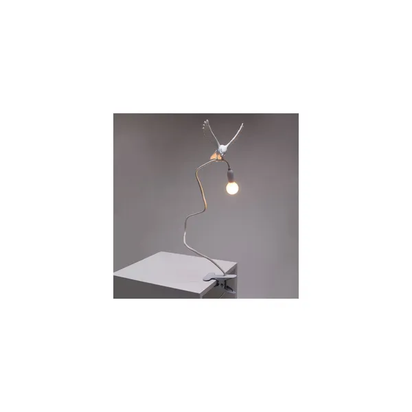 Sparrow Landing Table Lamp With Clip White