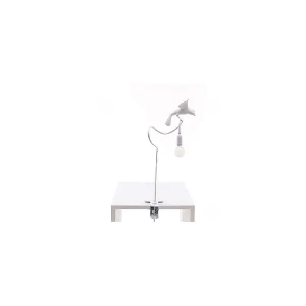 Sparrow Cruising Table Lamp With Clip White